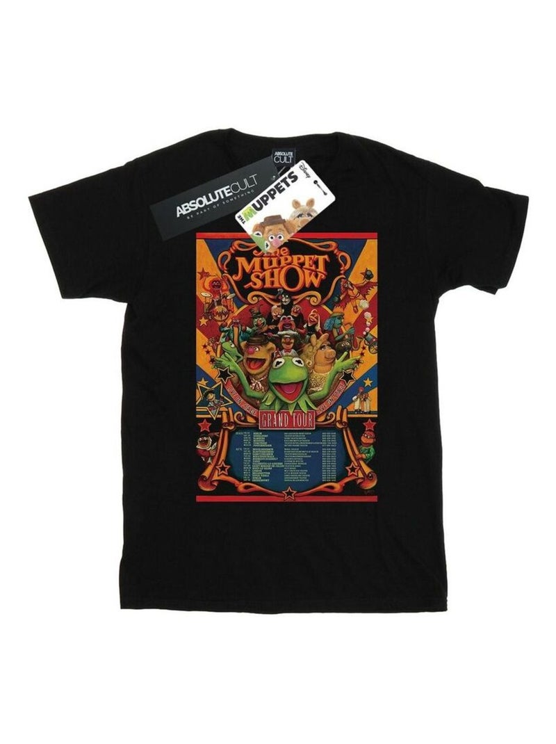 Disney - T-shirt THE MUPPETS THE MUPPET SHOW Noir - Kiabi