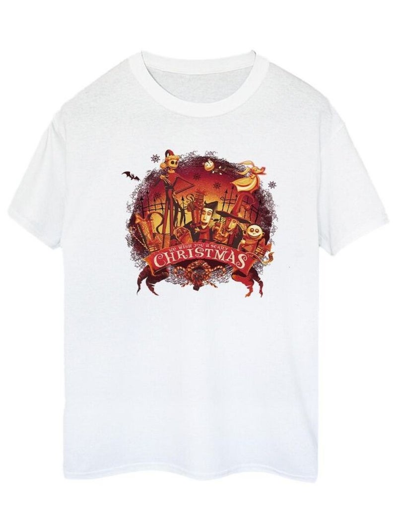 Disney - T-shirt THE NIGHTMARE BEFORE CHRISTMAS Blanc - Kiabi