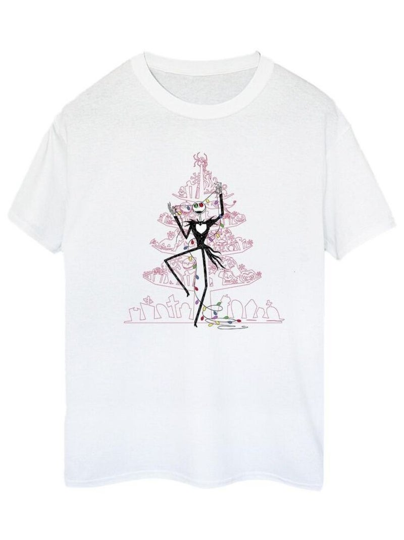 Disney - T-shirt THE NIGHTMARE BEFORE CHRISTMAS Blanc - Kiabi
