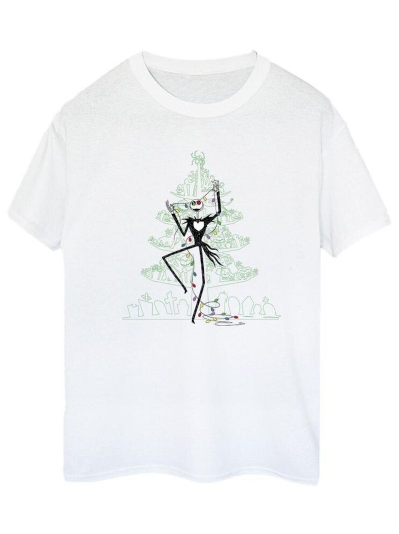 Disney - T-shirt THE NIGHTMARE BEFORE CHRISTMAS Blanc - Kiabi