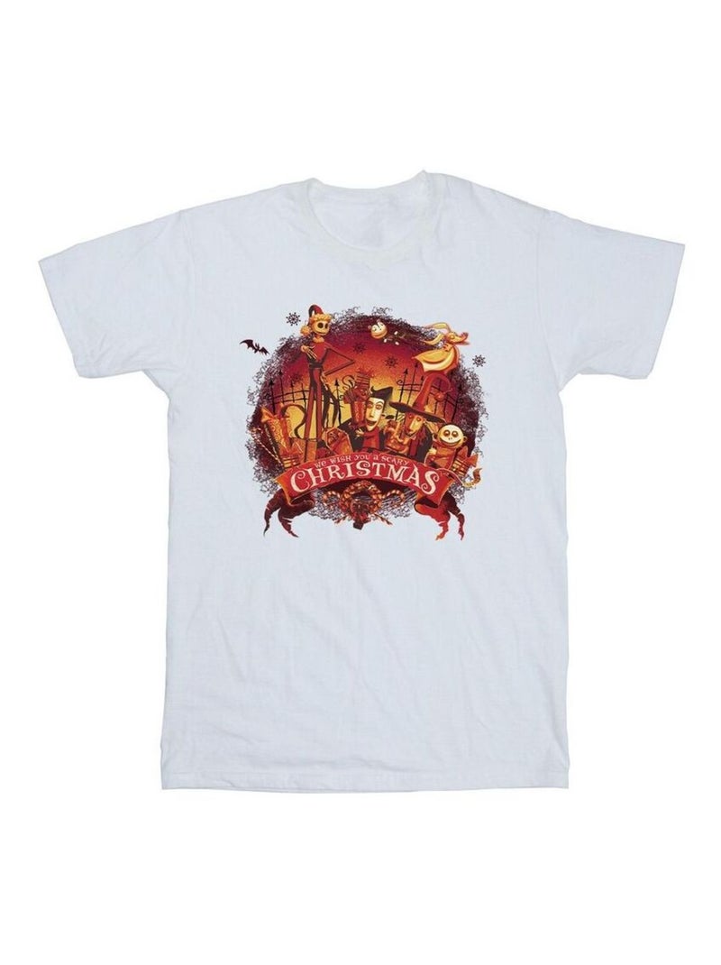 Disney - T-shirt THE NIGHTMARE BEFORE CHRISTMAS Blanc - Kiabi