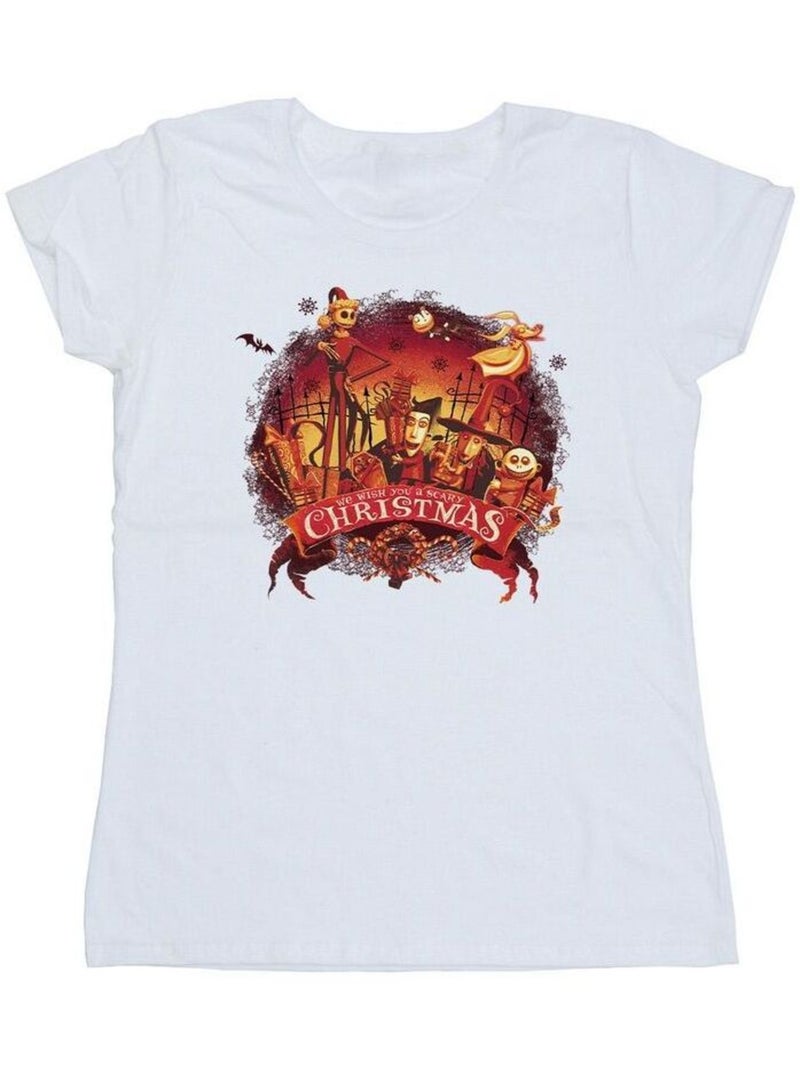 Disney - T-shirt THE NIGHTMARE BEFORE CHRISTMAS Blanc - Kiabi