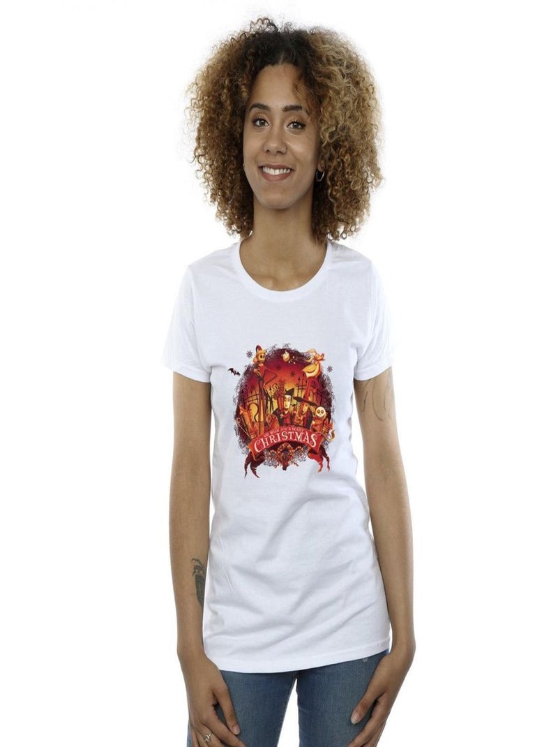Disney - T-shirt THE NIGHTMARE BEFORE CHRISTMAS Blanc - Kiabi