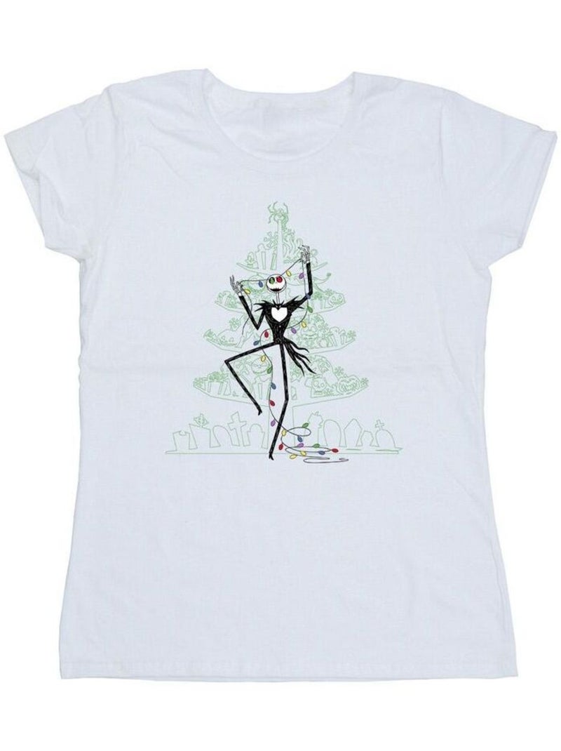 Disney - T-shirt THE NIGHTMARE BEFORE CHRISTMAS Blanc - Kiabi