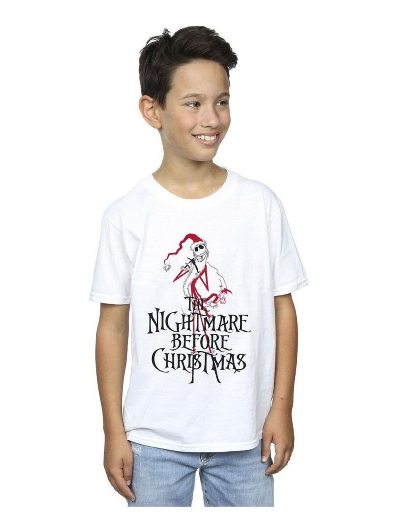 Disney - T-shirt THE NIGHTMARE BEFORE CHRISTMAS Blanc - Kiabi