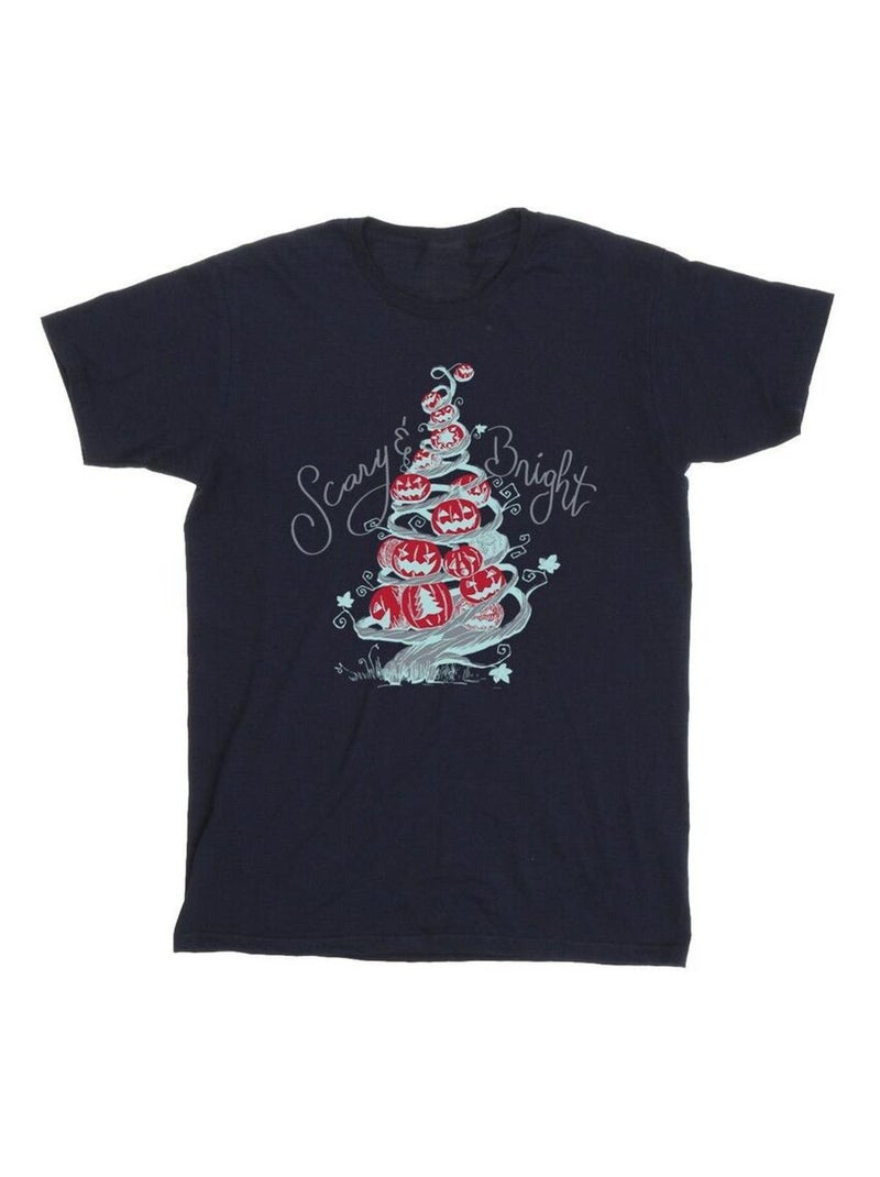 Disney - T-shirt THE NIGHTMARE BEFORE CHRISTMAS Bleu marine - Kiabi