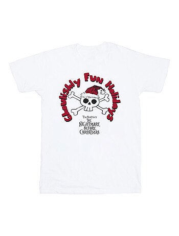 Disney - T-shirt THE NIGHTMARE BEFORE CHRISTMAS GHOULISHLY FUN HOLIDAYS