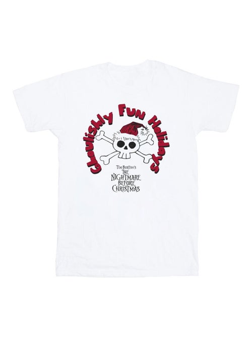 Disney - T-shirt THE NIGHTMARE BEFORE CHRISTMAS GHOULISHLY FUN HOLIDAYS - Kiabi Disney - T-shirt THE NIGHTMARE BEFORE CHRISTMAS GHOULISHLY FUN HOLIDAYS - Kiabi