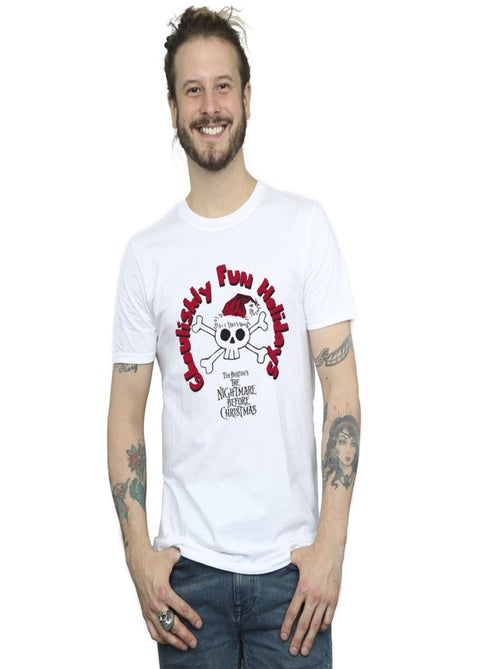 Disney - T-shirt THE NIGHTMARE BEFORE CHRISTMAS GHOULISHLY FUN HOLIDAYS - Kiabi Disney - T-shirt THE NIGHTMARE BEFORE CHRISTMAS GHOULISHLY FUN HOLIDAYS - Kiabi