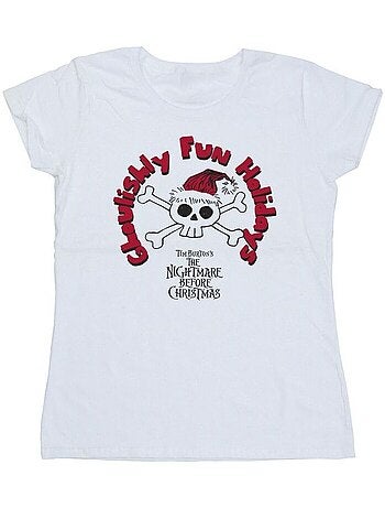 Disney - T-shirt THE NIGHTMARE BEFORE CHRISTMAS GHOULISHLY FUN HOLIDAYS