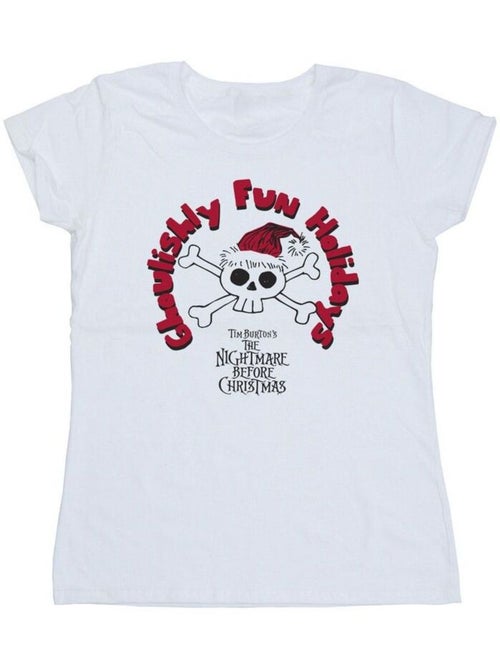 Disney - T-shirt THE NIGHTMARE BEFORE CHRISTMAS GHOULISHLY FUN HOLIDAYS - Kiabi Disney - T-shirt THE NIGHTMARE BEFORE CHRISTMAS GHOULISHLY FUN HOLIDAYS - Kiabi