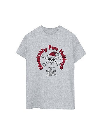 Disney - T-shirt THE NIGHTMARE BEFORE CHRISTMAS GHOULISHLY FUN HOLIDAYS