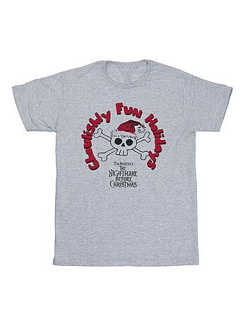 Disney - T-shirt THE NIGHTMARE BEFORE CHRISTMAS GHOULISHLY FUN HOLIDAYS