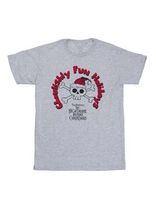 Disney - T-shirt THE NIGHTMARE BEFORE CHRISTMAS GHOULISHLY FUN HOLIDAYS - Kiabi