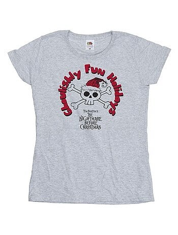 Disney - T-shirt THE NIGHTMARE BEFORE CHRISTMAS GHOULISHLY FUN HOLIDAYS