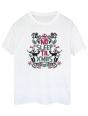 Disney - T-shirt THE NIGHTMARE BEFORE CHRISTMAS NO SLEEP TIL XMAS