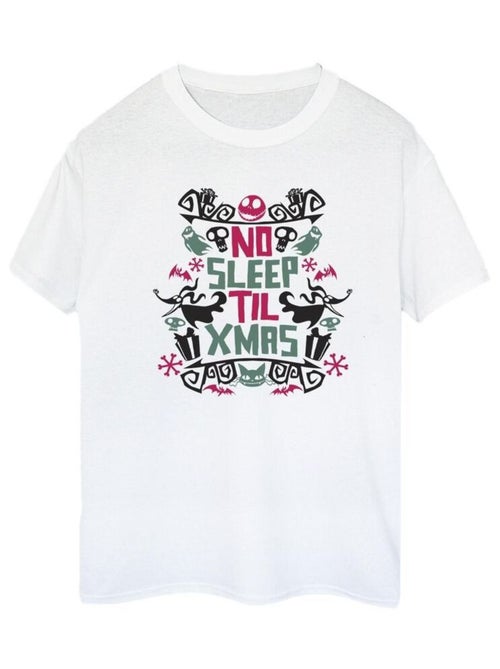 Disney - T-shirt THE NIGHTMARE BEFORE CHRISTMAS NO SLEEP TIL XMAS - Kiabi