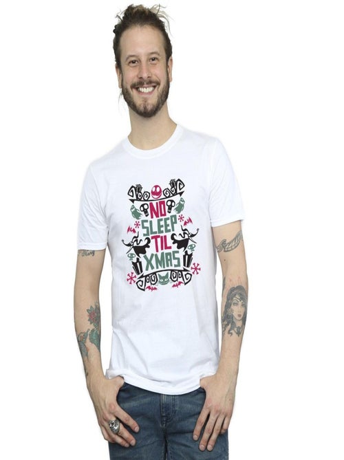 Disney - T-shirt THE NIGHTMARE BEFORE CHRISTMAS NO SLEEP TIL XMAS - Kiabi Disney - T-shirt THE NIGHTMARE BEFORE CHRISTMAS NO SLEEP TIL XMAS - Kiabi