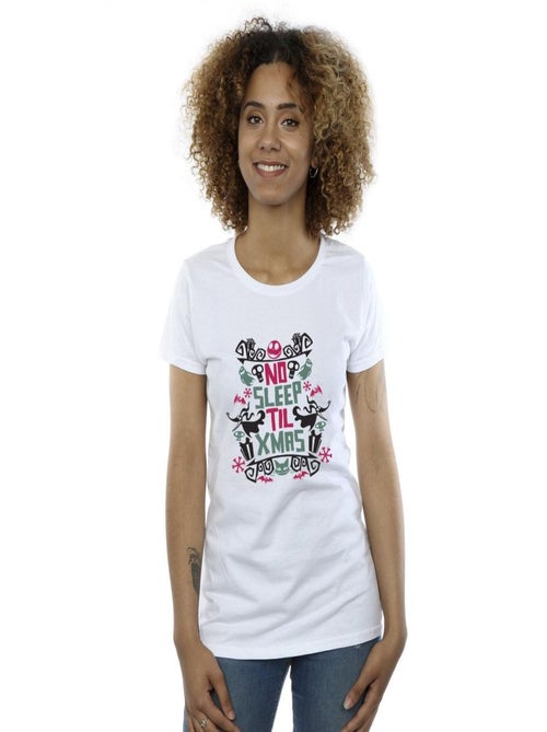 Disney - T-shirt THE NIGHTMARE BEFORE CHRISTMAS NO SLEEP TIL XMAS - Kiabi Disney - T-shirt THE NIGHTMARE BEFORE CHRISTMAS NO SLEEP TIL XMAS - Kiabi
