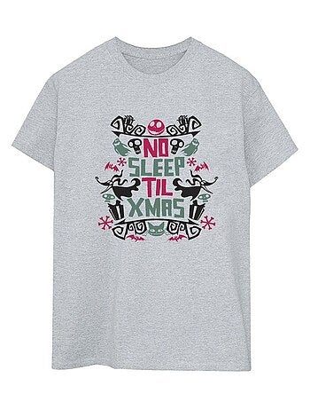 Disney - T-shirt THE NIGHTMARE BEFORE CHRISTMAS NO SLEEP TIL XMAS
