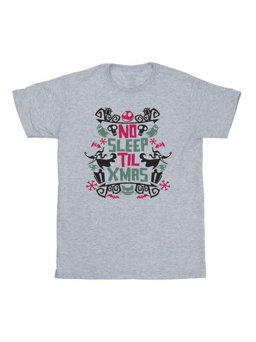 Disney - T-shirt THE NIGHTMARE BEFORE CHRISTMAS NO SLEEP TIL XMAS - Kiabi