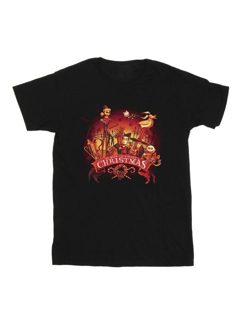 Disney - T-shirt THE NIGHTMARE BEFORE CHRISTMAS Noir - Kiabi