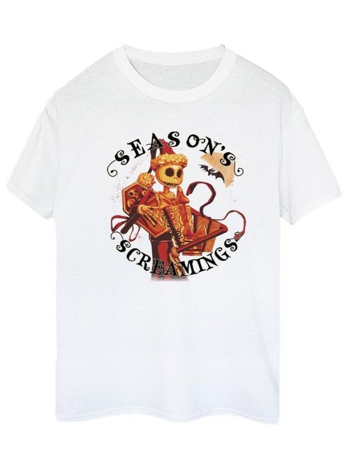 Disney - T-shirt THE NIGHTMARE BEFORE CHRISTMAS SEASONS SCREAMINGS - Kiabi Disney - T-shirt THE NIGHTMARE BEFORE CHRISTMAS SEASONS SCREAMINGS - Kiabi
