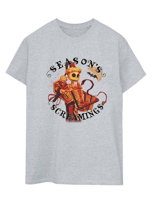 Disney - T-shirt THE NIGHTMARE BEFORE CHRISTMAS SEASONS SCREAMINGS - Kiabi Disney - T-shirt THE NIGHTMARE BEFORE CHRISTMAS SEASONS SCREAMINGS - Kiabi