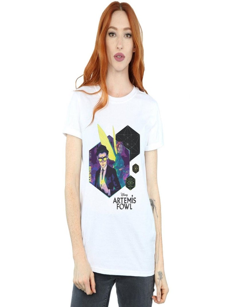 Disney - T-shirt TIME TO BELIEVE Blanc - Kiabi