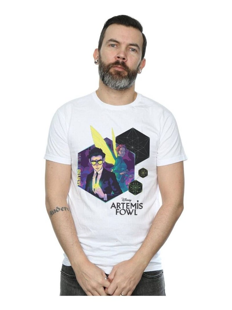 Disney - T-shirt TIME TO BELIEVE Blanc - Kiabi