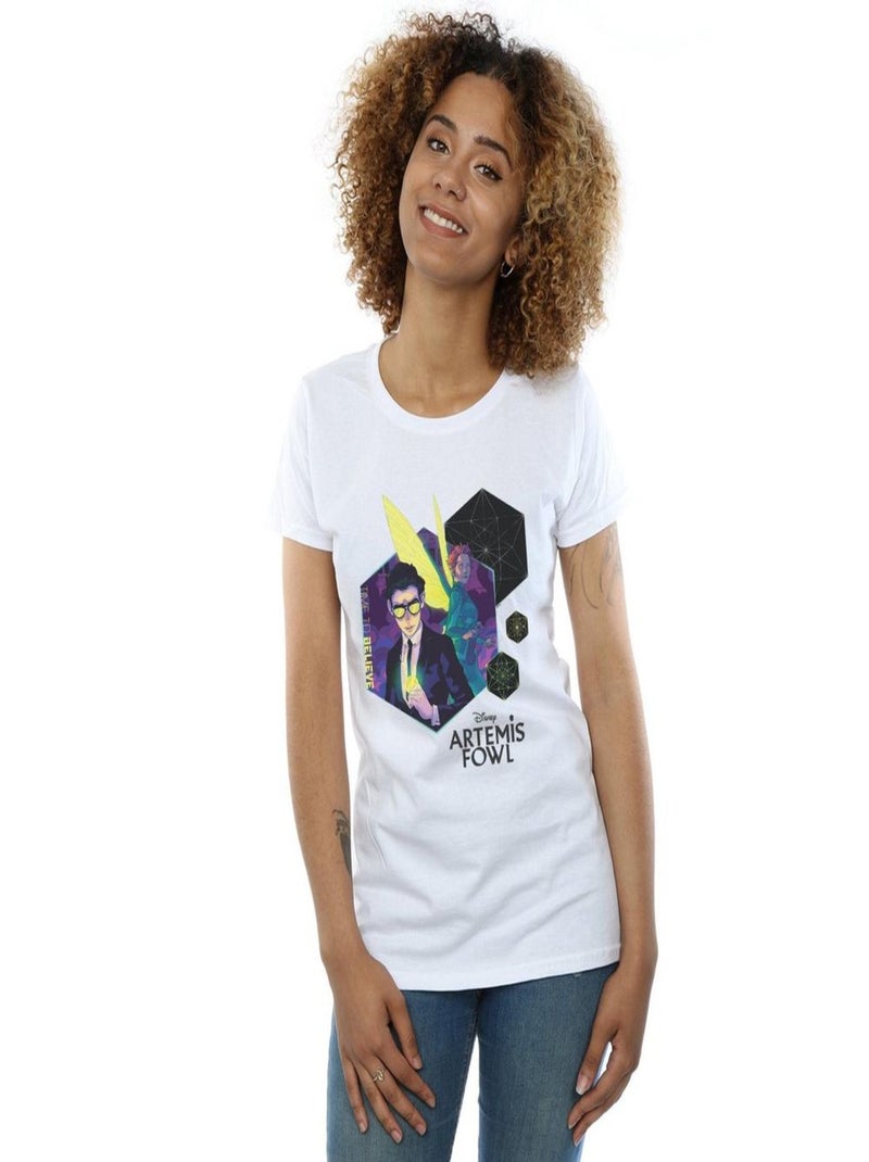 Disney - T-shirt TIME TO BELIEVE Blanc - Kiabi