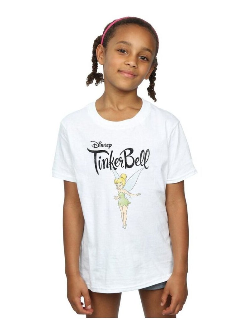 Disney - T-shirt TINKER BELL Blanc - Kiabi