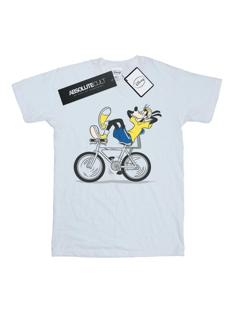Disney - T-shirt TOUR DE GOOFY Blanc - Kiabi
