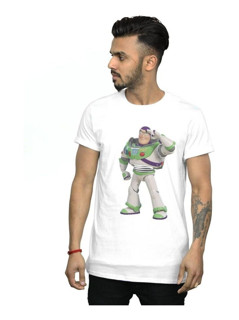 Disney - T-shirt TOY STORY Buzz l'Éclair Blanc - Kiabi