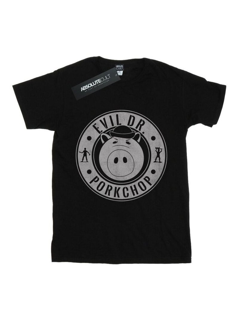 Disney - T-shirt TOY STORY EVIL DR PORK CHOP Noir - Kiabi
