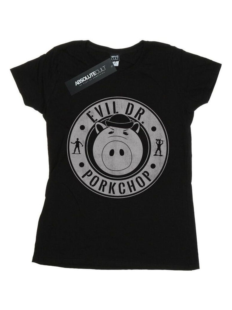 Disney - T-shirt TOY STORY EVIL DR PORK CHOP Noir - Kiabi