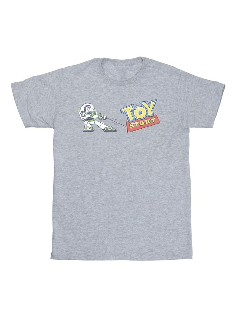 Disney - T-shirt TOY STORY Gris chiné - Kiabi