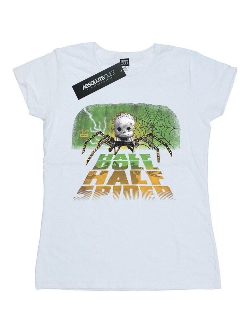 Disney - T-shirt TOY STORY HALF DOLL HALF SPIDER Blanc - Kiabi
