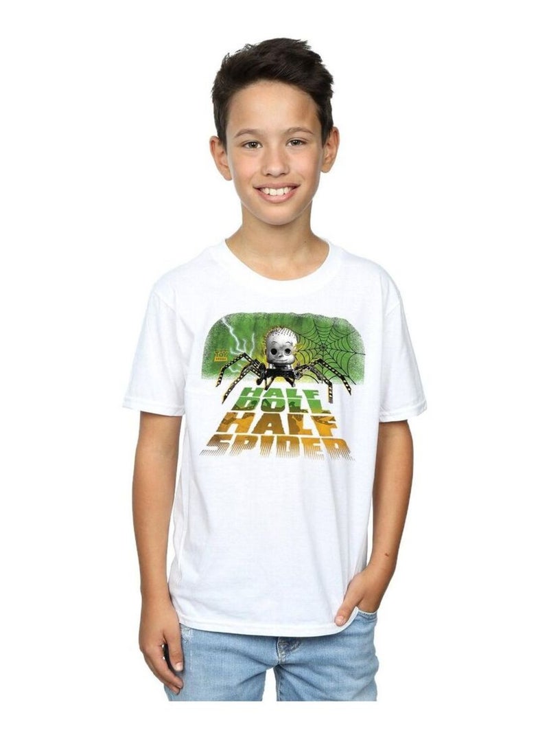 Disney - T-shirt TOY STORY HALF DOLL HALF SPIDER Blanc - Kiabi