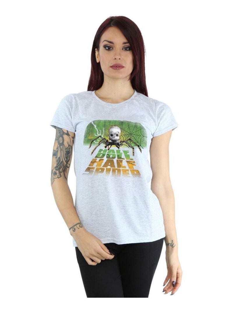 Disney - T-shirt TOY STORY HALF DOLL HALF SPIDER Gris chiné - Kiabi