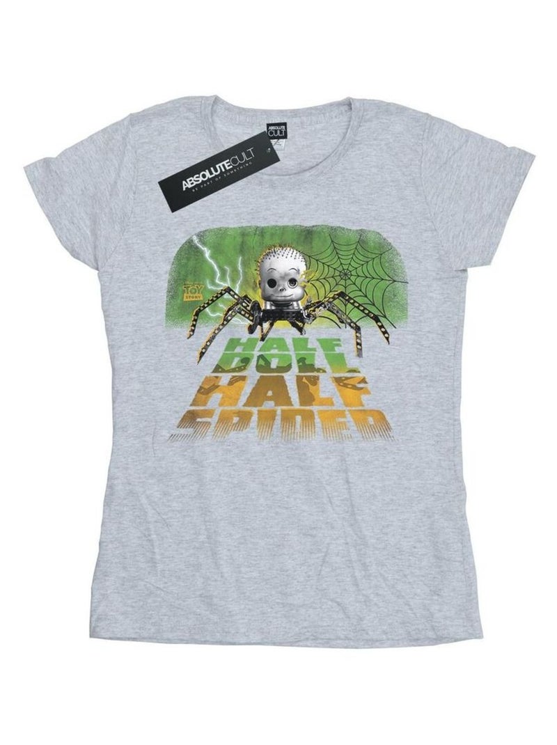 Disney - T-shirt TOY STORY HALF DOLL HALF SPIDER Gris chiné - Kiabi