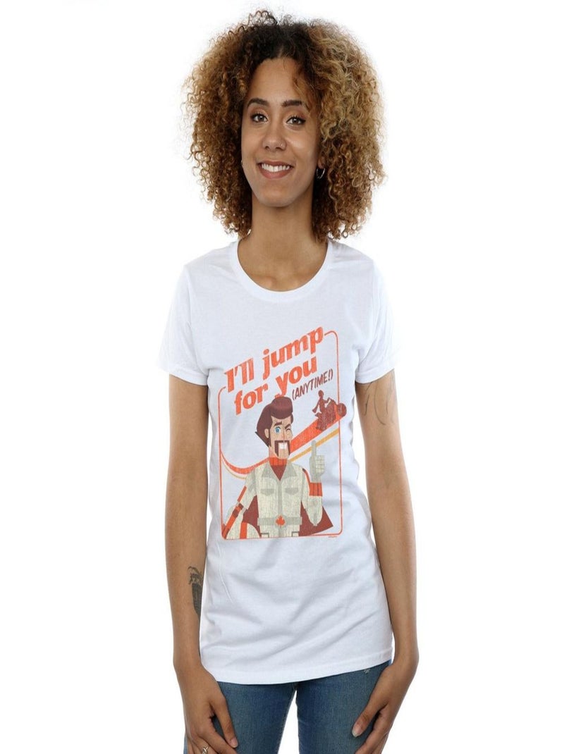 Disney - T-shirt TOY STORY I'LL JUMP FOR YOU Blanc - Kiabi