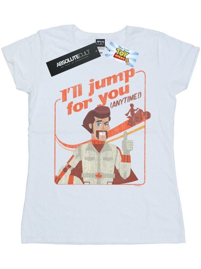 Disney - T-shirt TOY STORY I'LL JUMP FOR YOU Blanc - Kiabi