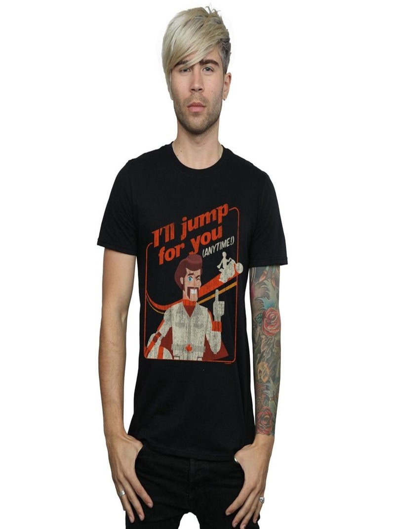 Disney - T-shirt TOY STORY I'LL JUMP FOR YOU Noir - Kiabi