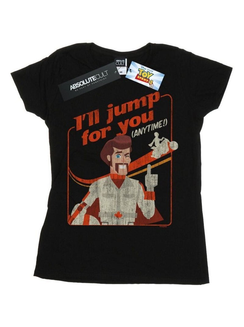Disney - T-shirt TOY STORY I'LL JUMP FOR YOU Noir - Kiabi