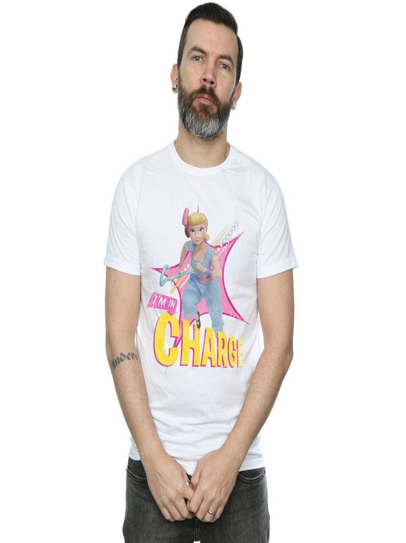 Disney - T-shirt TOY STORY IN CHARGE Blanc - Kiabi