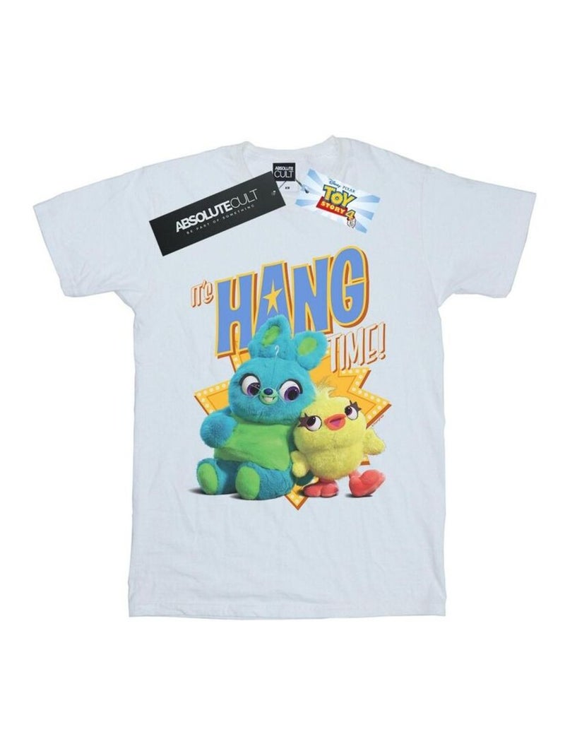 Disney - T-shirt TOY STORY IT'S HANG TIME Blanc - Kiabi
