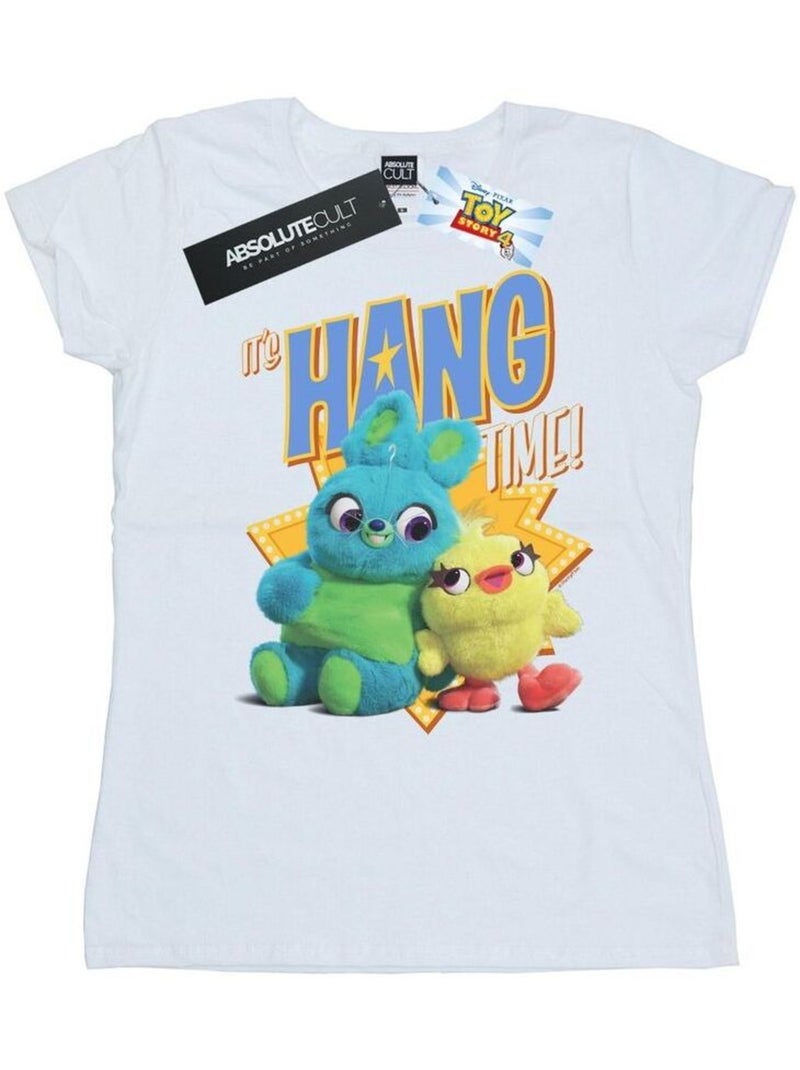 Disney - T-shirt TOY STORY IT'S HANG TIME Blanc - Kiabi