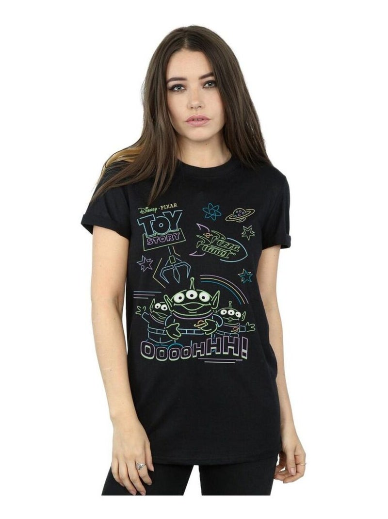 Disney - T-shirt TOY STORY LÇaTLE GREEN MEN Noir - Kiabi