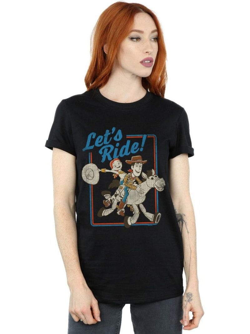Disney - T-shirt TOY STORY LET'S RIDE Noir - Kiabi
